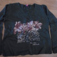 Красив дамски пуловер , снимка 1 - Блузи с дълъг ръкав и пуловери - 19846345