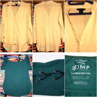 Дамски блузи, ризи, туники, жилетки, болера нови и отлични, снимка 10 - Блузи с дълъг ръкав и пуловери - 19797049
