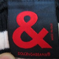 Dolce&Gabbana жилетка с цип на бели и черни ивици размер L., снимка 2 - Пуловери - 8895243