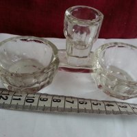 антикварна стъклена солница , снимка 3 - Антикварни и старинни предмети - 20243972