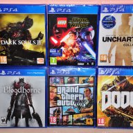 Нови ps4,GTA,Doom,Dark Souls,Bloodborne,Lego Star Wars,Uncharted, снимка 1 - PlayStation конзоли - 16751137