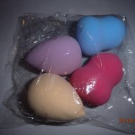 beauty blender яйцевидна и капковидна гъба гъбичка бюти блендер за нанасяне на фондьо тен, снимка 3 - Козметика за лице - 7137333