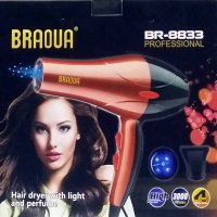 Професионален сешоар 3000W BRAOUA BR-8833, снимка 4 - Сешоари - 20340988