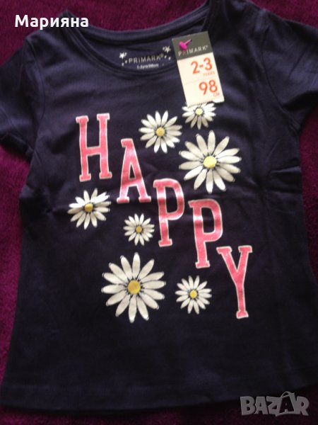нова тениска за момиче 2-3год, снимка 1