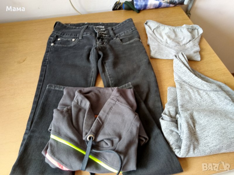 Дънки+тениска и суитчер, снимка 1