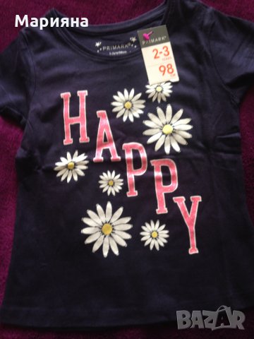 нова тениска за момиче 2-3год, снимка 1