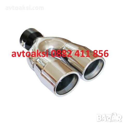 Накрайник Неръждаем за ауспух универсален Модел:303, снимка 2 - Аксесоари и консумативи - 21328321