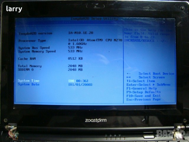 Zoostorm Freedom 10-270 лаптоп на части, снимка 4 - Части за лаптопи - 22182221