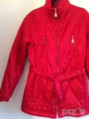 Червено яке, снимка 2 - Якета - 23921831