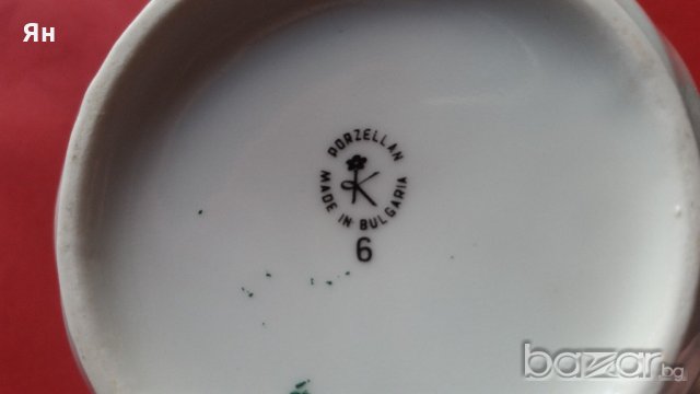 Красив Стар Ретро Чайник от Качествен Български Порцелан, снимка 4 - Антикварни и старинни предмети - 18360572