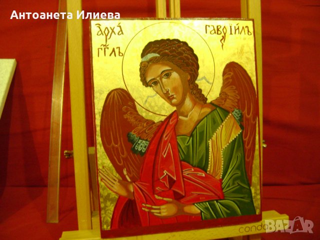 Икона Св. Арх. Гавриил, снимка 1 - Икони - 23265782