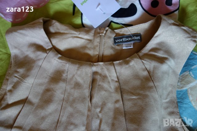 нова рокля Vertbaudet, 9-10г/138см, снимка 8 - Детски рокли и поли - 22772546