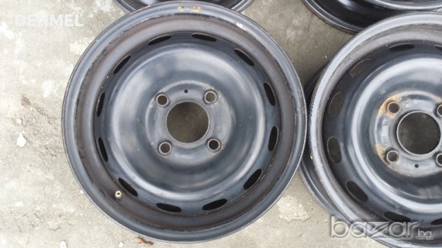 Железни за Пежо 13 цола, снимка 2 - Гуми и джанти - 14360969