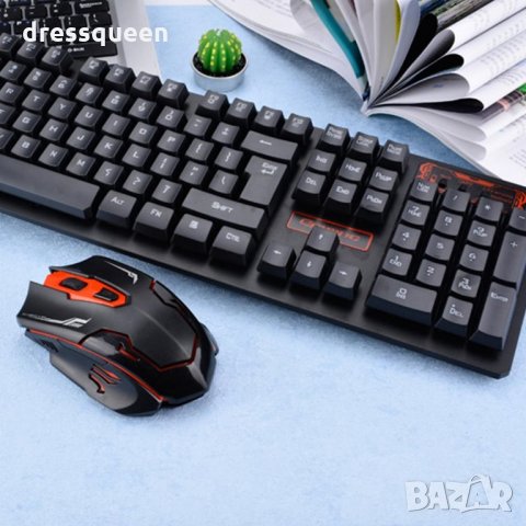 6500 Безжична геймърска клавиатура и мишка HK6500 в Геймърски в гр. Варна -  ID23448851 — Bazar.bg