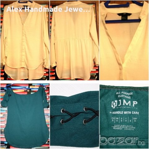 Дамски блузи, ризи, туники, жилетки, болера нови и отлични, снимка 10 - Блузи с дълъг ръкав и пуловери - 19797049
