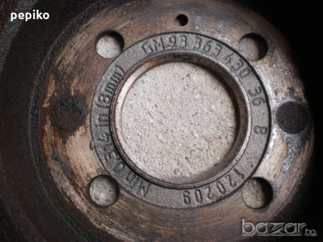 Продавам  комплект употребявани дискове предни и задни за OPEL COMBO дизел пикап модел 2009г. CDTI