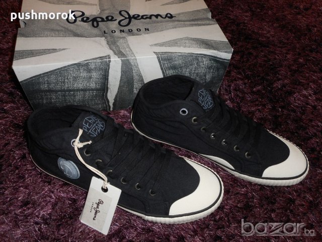 Pepe Jeans INDUSTRY DEEP DYE Black, снимка 3 - Маратонки - 21179992