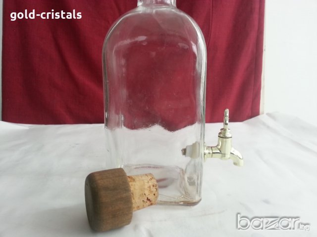 бутилка с канюла, снимка 3 - Антикварни и старинни предмети - 20839878