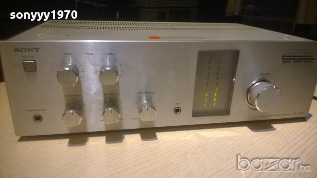 sony  ta-333 stereo amplifier-180watts-made in taiwan-внос швеицария, снимка 3 - Ресийвъри, усилватели, смесителни пултове - 9841367