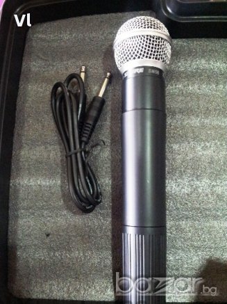 Shure Sm58 Vocal artist Uhf два безжични микрофона - в куфарче, снимка 6 - Тонколони - 12955742