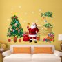 Christmas  Santa Claus Коледен Дядо Коледа стикер постер за стена и мебел  лепенка декор