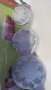 3 бр детелини цветя пластмасови форми резци с бутало и релеф декорация фондан торта сладки, снимка 1 - Форми - 21157365