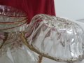 ретро кристални купички с златен кант, снимка 13