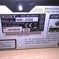 sony rdr-at205 dvd recorder hdd/dvd+remote-от швеицария, снимка 16 - Ресийвъри, усилватели, смесителни пултове - 18916646
