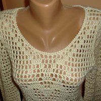 POINT, Ефектна Блуза с ресни, Размер S. Код 341, снимка 8 - Блузи с дълъг ръкав и пуловери - 23165446