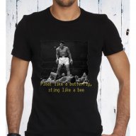 НОВО! Мъжка тениска с MUHAMMAD ALI / АЛИ ПРИНТ принт! Поръчай тениска по твой дизайн!, снимка 1 - Тениски - 13821220