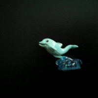 Синьо Делфинче, снимка 1 - Рисуване и оцветяване - 23336180
