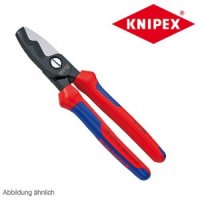  KNIPEX 95 12 200 - Кабелни Ножици с двойно острие , 20mm/70mm² , НОВИ , внос DEUTSCHLAND !!!!!, снимка 4 - Клещи - 25710482
