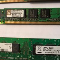 RAM памет DDR2 1GB@800MHz за настолен компютър/ PC /, снимка 2 - RAM памет - 21328912