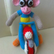 Кукла Маймунка моторист играчка, снимка 1 - Кукли - 14265804