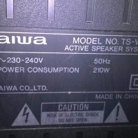 aiwa ts-w7k-active powered subwoofer-42х38х34см-внос англия, снимка 12 - Тонколони - 19984066