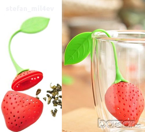 Цедка за чай във формата на ягода, снимка 1