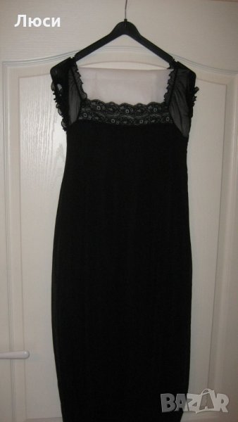 рокля черна-ефирна, снимка 1