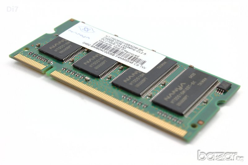 Памет за лаптоп NANYA 256MB DDR-333MHz  PC-2700, снимка 1