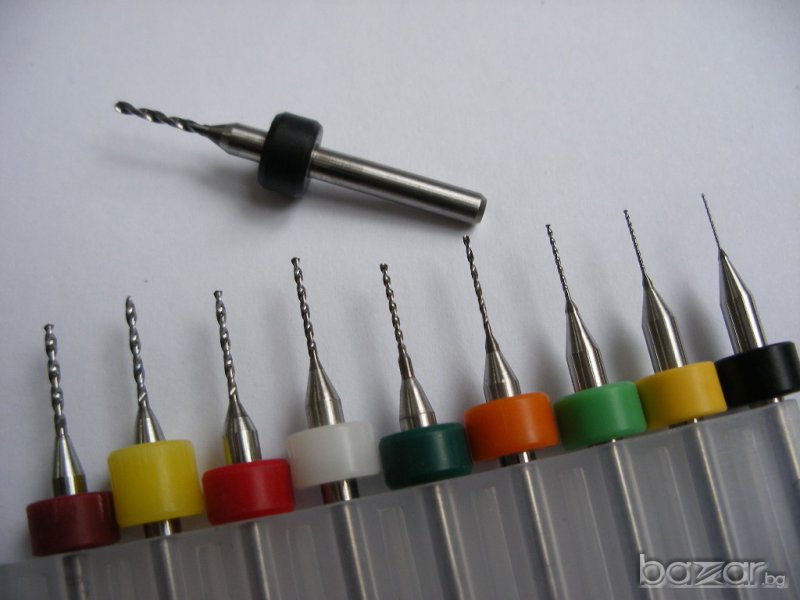 Карбидни твърдосплавни свредла Ф0.3 - 1.2 мм за Dremel Дремел cnc, снимка 1