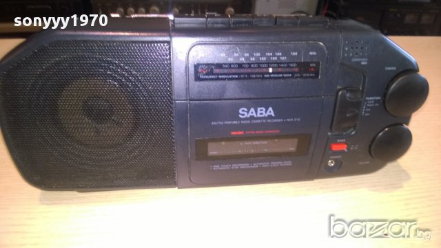 saba rcr 310 radio/cassette receiver-внос швеицария, снимка 5 - Ресийвъри, усилватели, смесителни пултове - 10774847