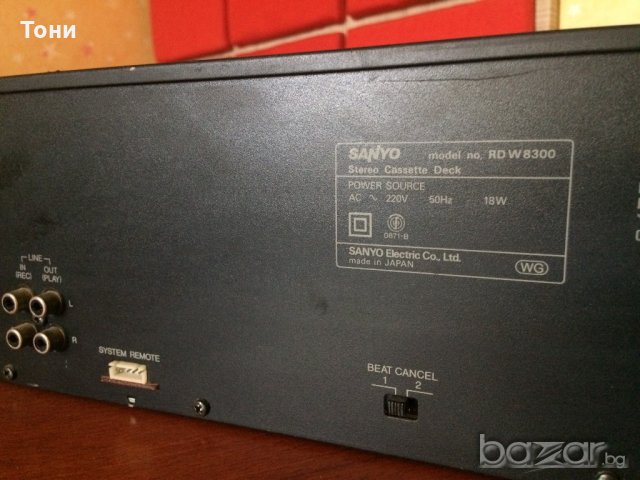 SANYO RDW-8300 DECK, снимка 7 - Декове - 19025725