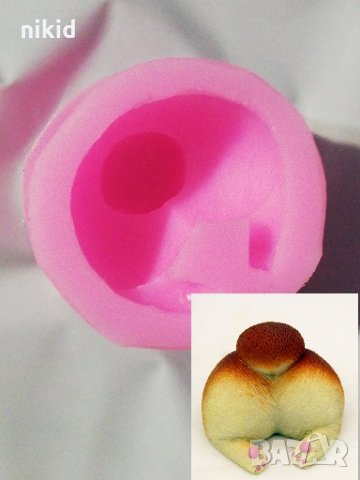 3d Дупенце с опашле и крачета лапи дълбок силиконов молд форма калъп фондан шоколад гипс