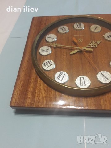 Ретро стенен часовник-Янтар , снимка 12 - Антикварни и старинни предмети - 24301565