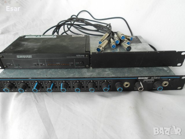 Автоматичен микрофонен Mixer Shure SCM-810E и дигитален еквалайзер Shure DFR11EQ