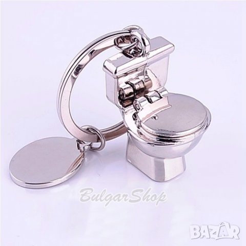 🚾 Тоалетна Чиния Ключодържател - Забавен Подарък, снимка 2 - Сакове - 21673397