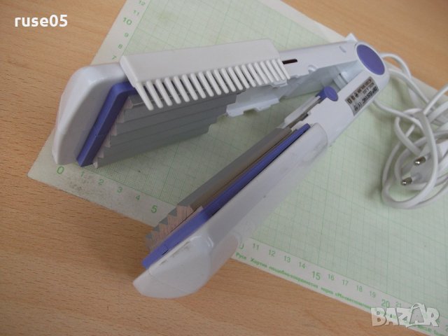 Маша за къдрене и изправяне електрическа с четка работеща, снимка 7 - Други стоки за дома - 21976403