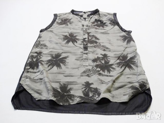 G-star Raw Crusader Printed 3/4 Sleeve Shirt Дамски Топ Size M, снимка 3 - Ризи - 25147215