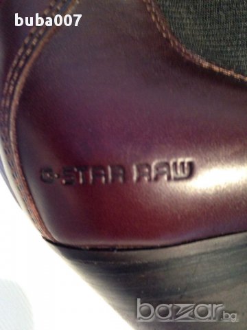 G-star оригинални нови ботуши от естествена кафява кожа UK5/38 , снимка 8 - Дамски ботуши - 13619056