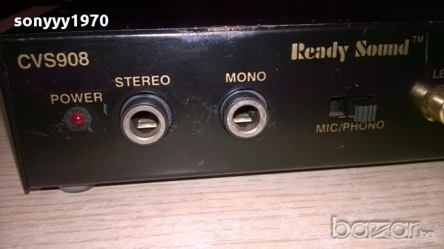 Ready sound cvs908-14х8х4см-без адаптер-внос швеицария, снимка 8 - Ресийвъри, усилватели, смесителни пултове - 17409300