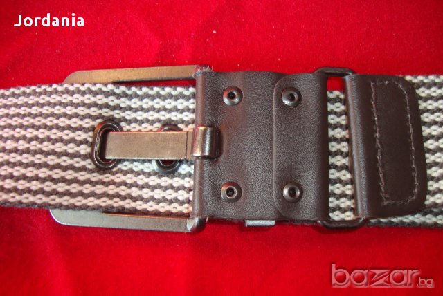 Esprit-original Естествена кожа и лен,,,чисто нов, снимка 6 - Колани - 9784041